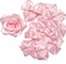 300Pcs Gold Edge Silk Ribbon Rose Petals (Gold Edge-300 Pcs Baby Pink) 1.77"L x 1.57"W